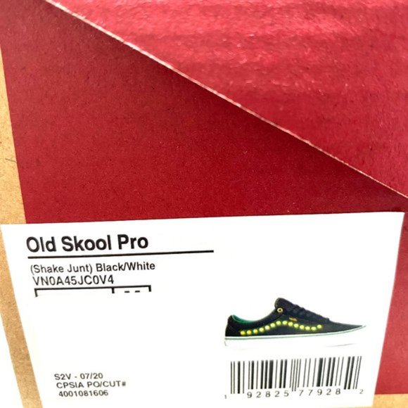 💖MEGA SALE💖VANS Old Skool Pro Shake Junt Black Suede Casual Womens VN0A45JC0V4 - Picture 3 of 11